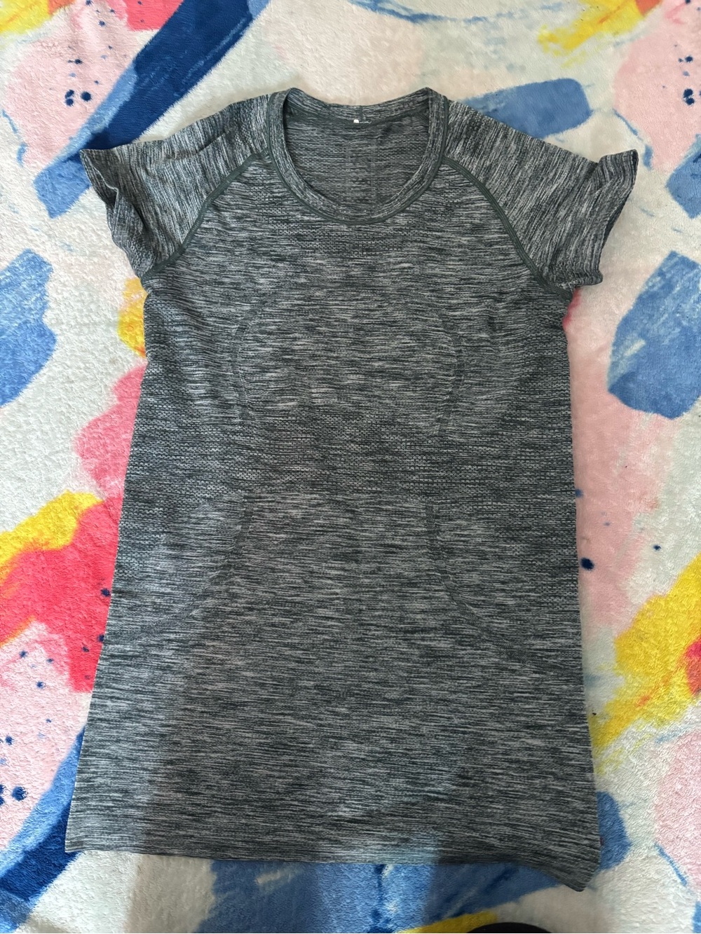 lululemon athletica Heather blue Short Sleeve Performance Tee